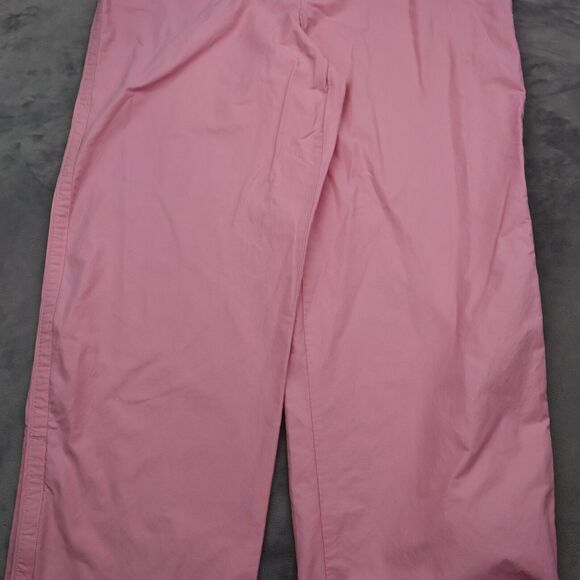 Pro Spirit Pants Womens 2XL Pink Plain High Waist Flat Front Ankle Zip - Picture 14 of 16